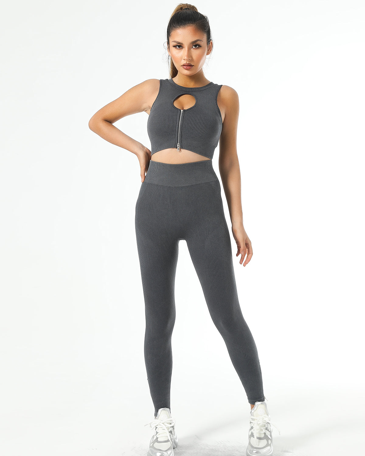 Isabella Seamless Leggings - Grau