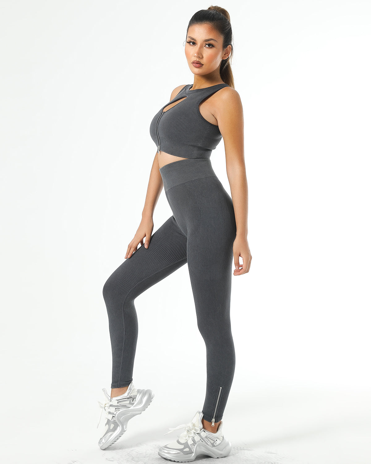 Isabella Seamless Leggings - Grau