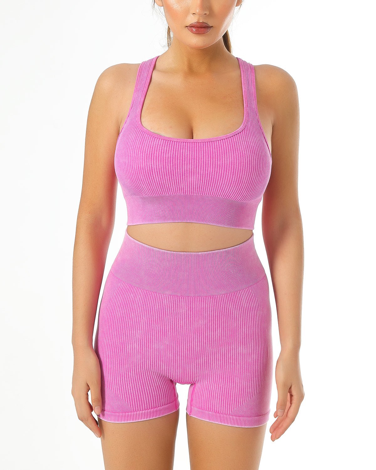 Isabella Seamless Shorts - Pink