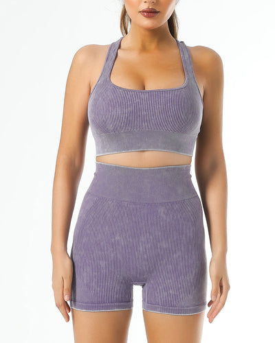 Isabella Seamless Shorts - Lila