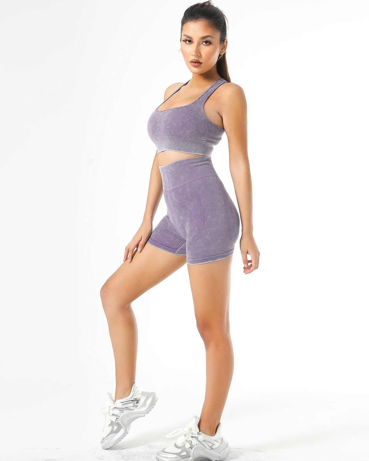 Isabella Seamless Shorts - Lila