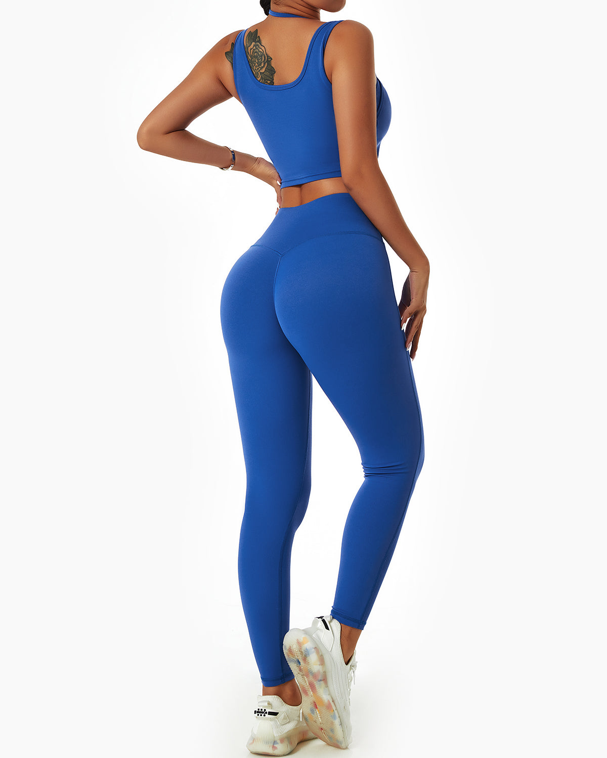 Leah Seamless Leggings - Blau