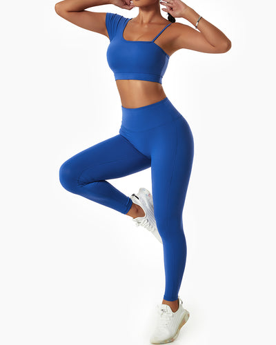 Leah Seamless Leggings - Blau