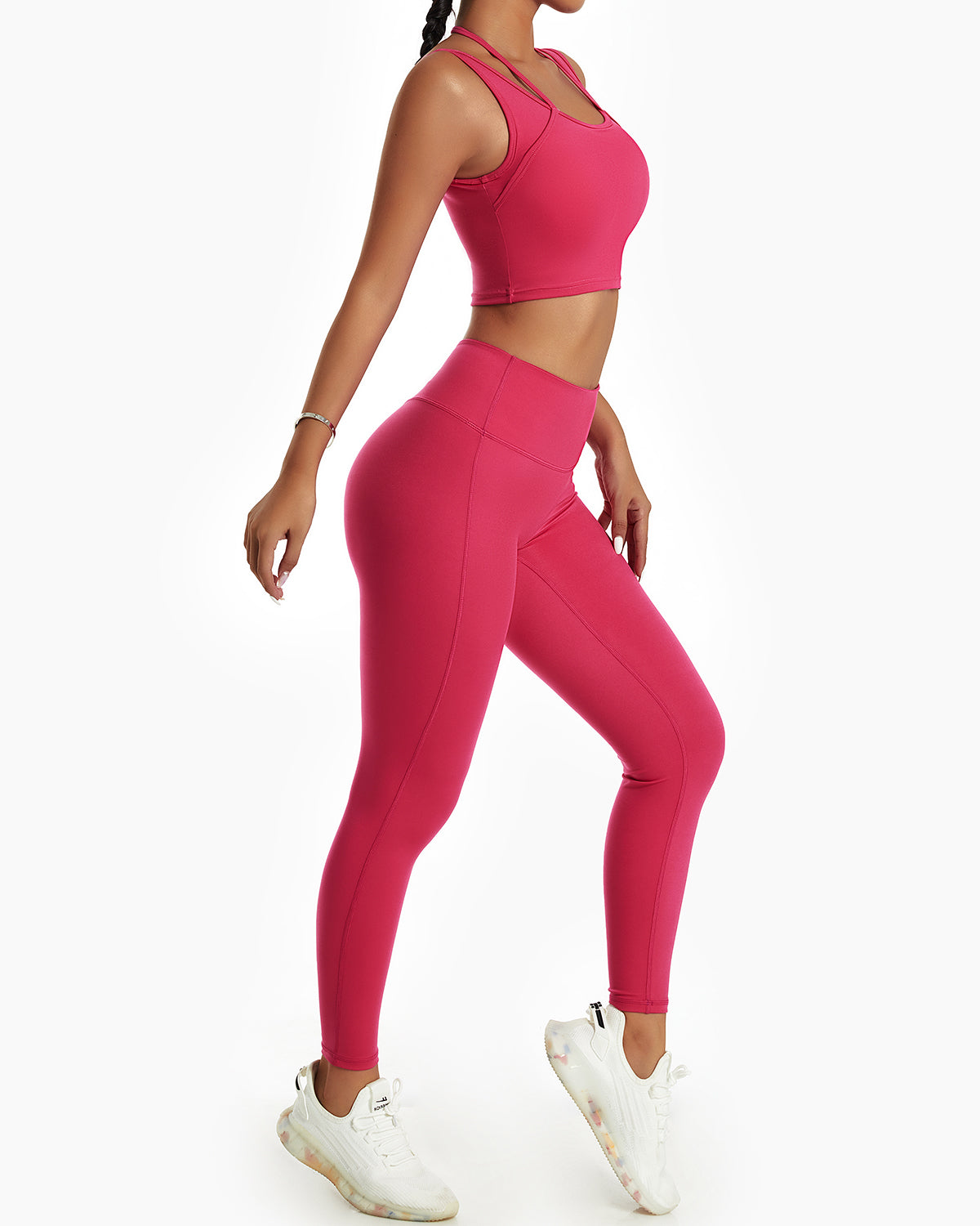 Leah Seamless Leggings - Pink