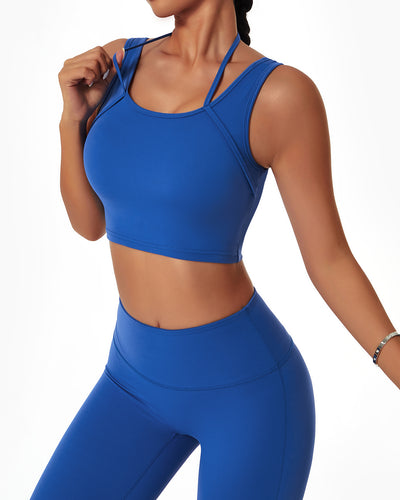 Leah Sport-BH - Blau