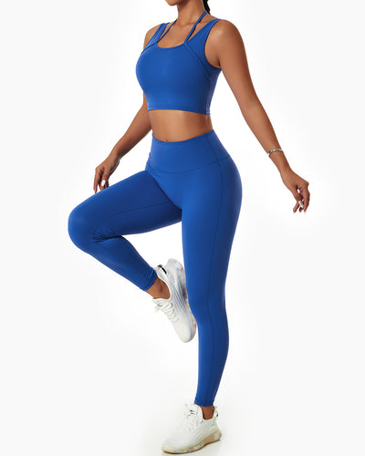 Leah Sport-BH - Blau