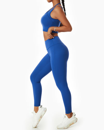 Leah Sport-BH - Blau