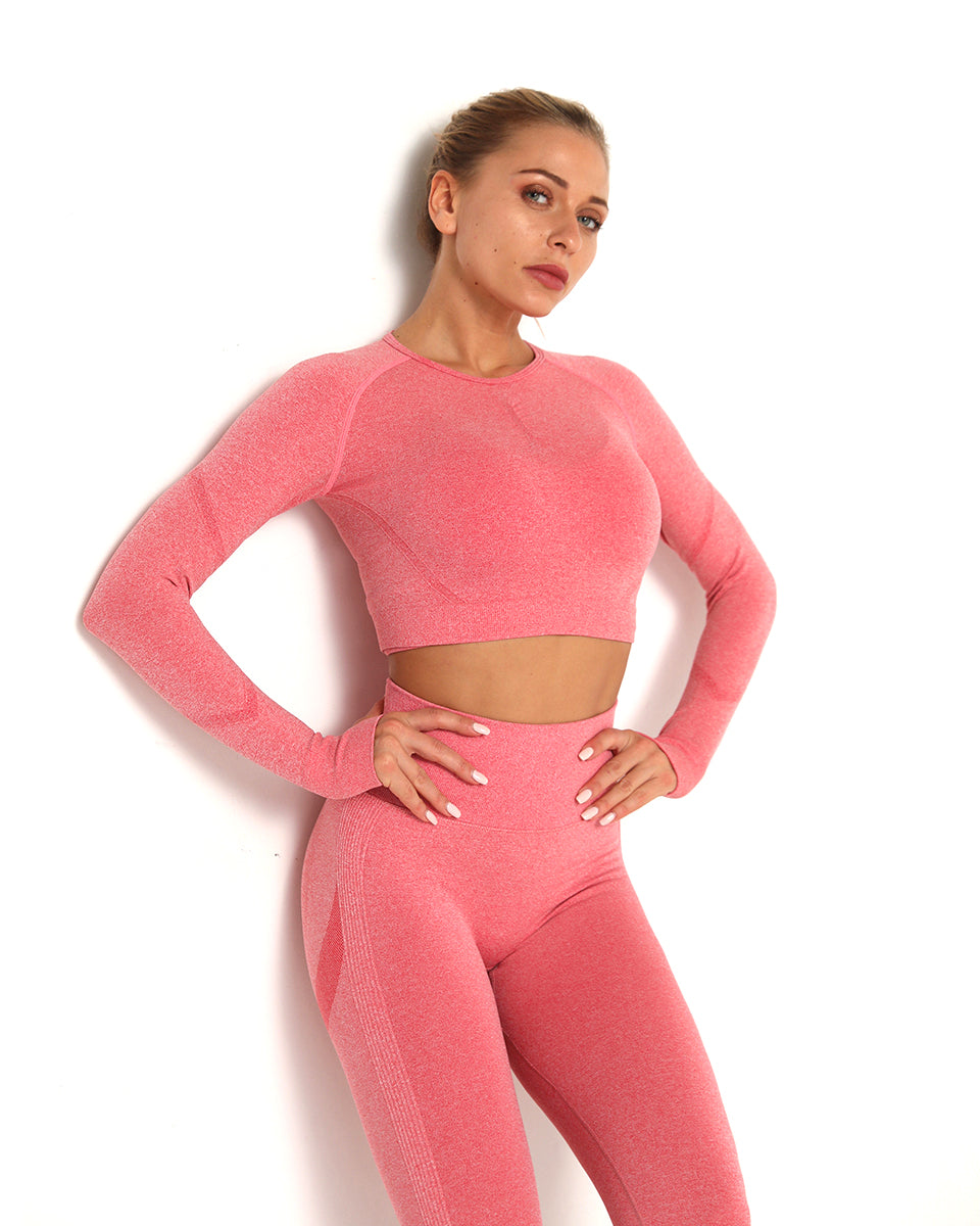 Amplify Scrunch Seamless Long Sleeve - Koralle