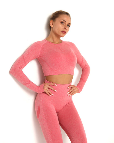 Amplify Scrunch Seamless Long Sleeve - Koralle