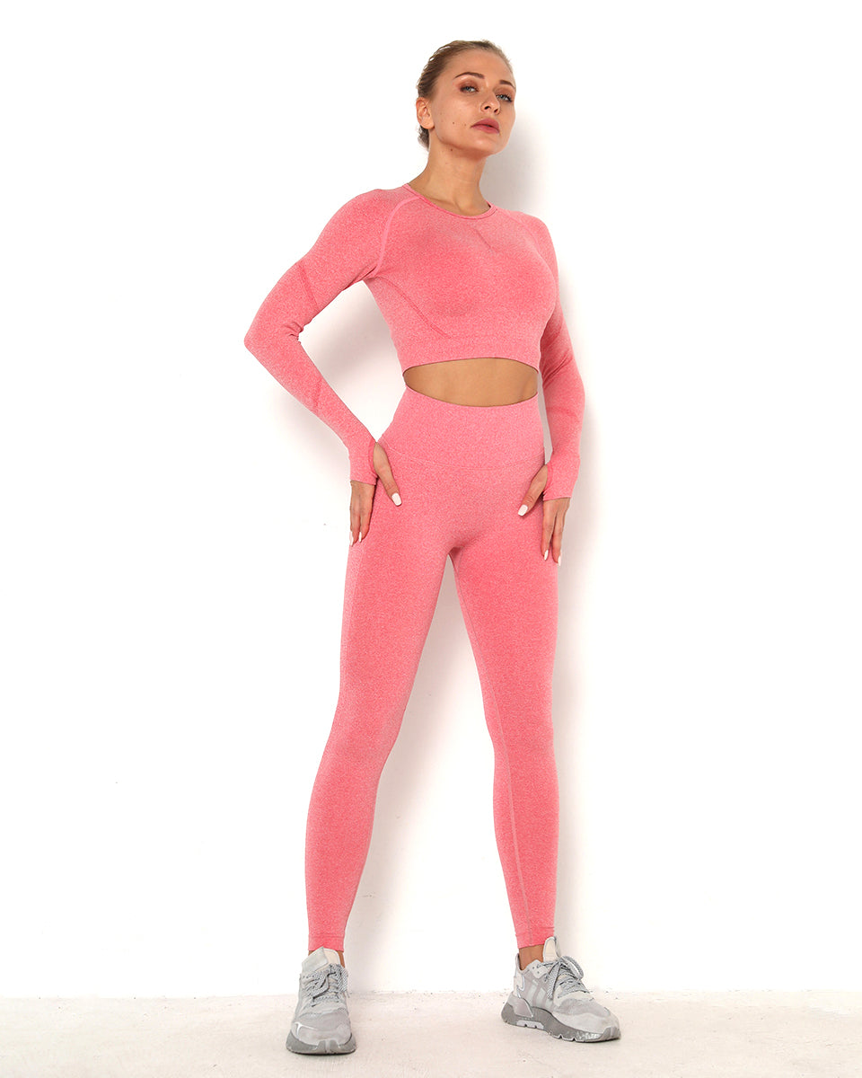 Amplify Scrunch Seamless Long Sleeve - Koralle