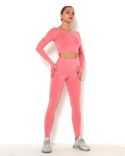 Amplify Scrunch Seamless Long Sleeve - Koralle