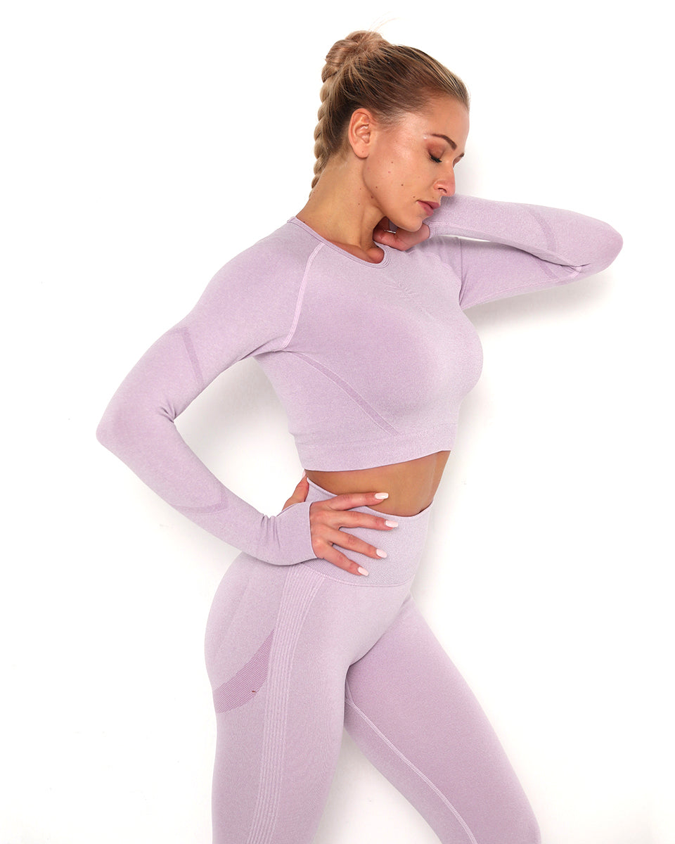 Amplify Scrunch Seamless Long Sleeve - Flieder