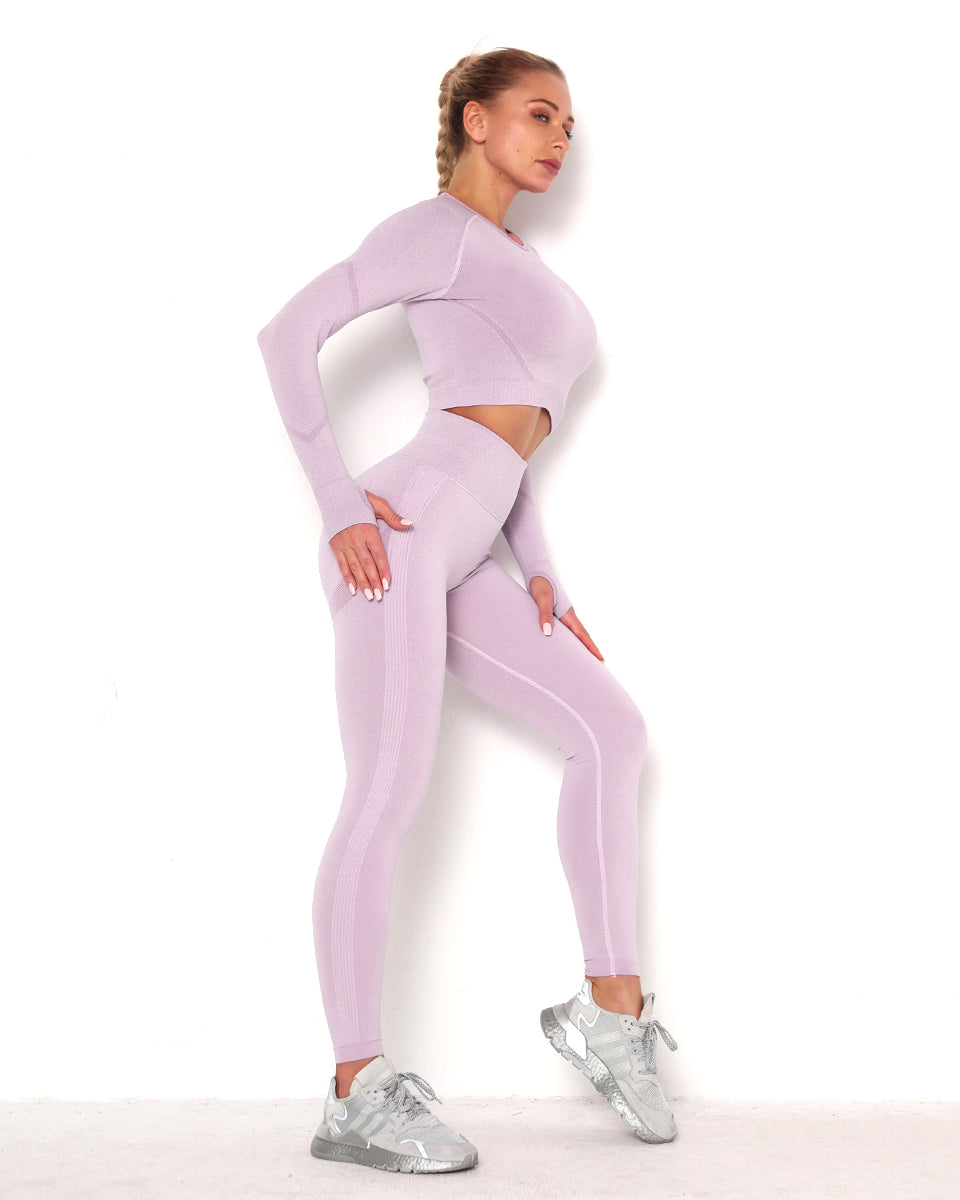 Amplify Scrunch Seamless Long Sleeve - Flieder