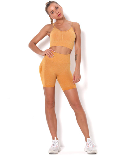 Amplify Scrunch Seamless Shorts - Senfgelb