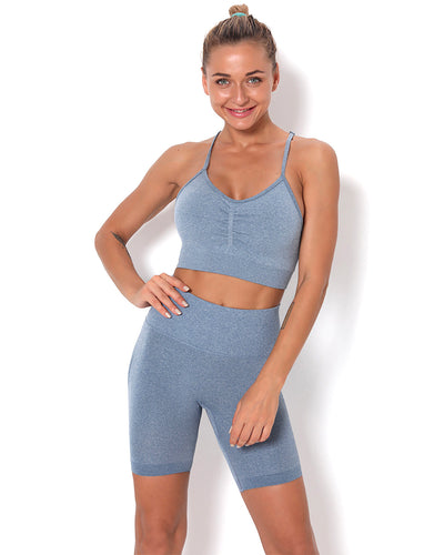 Amplify Scrunch Seamless Shorts - Blau