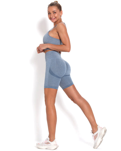 Amplify Scrunch Seamless Shorts - Blau