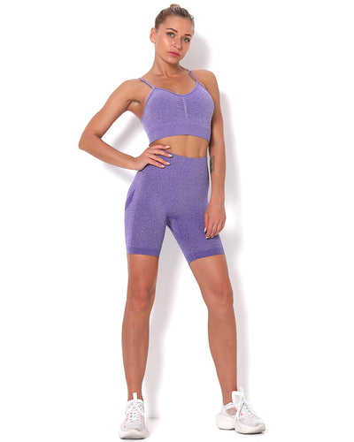 Amplify Scrunch Seamless Shorts - Lila