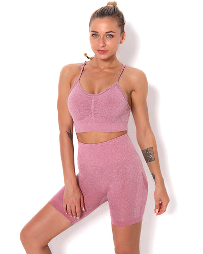 Amplify Scrunch Seamless Shorts - Pink