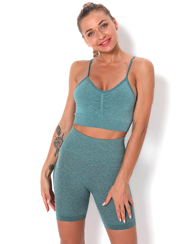 Amplify Scrunch Seamless Shorts - Petrol