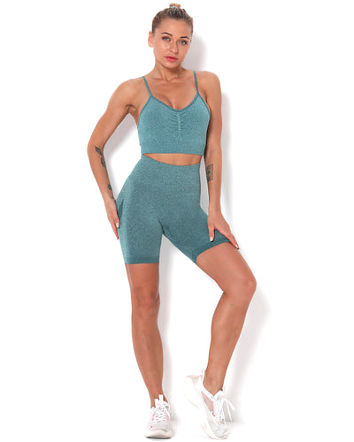 Amplify Scrunch Seamless Shorts - Petrol
