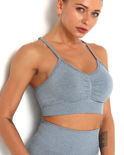Amplify Scrunch Seamless Sport-BH - Blau