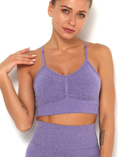 Amplify Scrunch Seamless Sport-BH - Lila