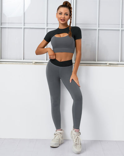 Bailey Crop-Top - Grau