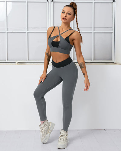 Bailey Low-Cut Sport-BH - Grau