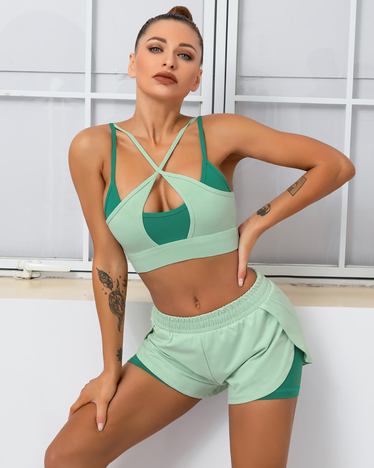 Bailey Low-Cut Sport-BH - Grün