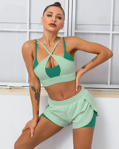Bailey Low-Cut Sport-BH - Grün