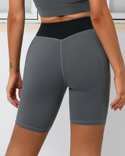 Bailey Biker-Shorts - Grau