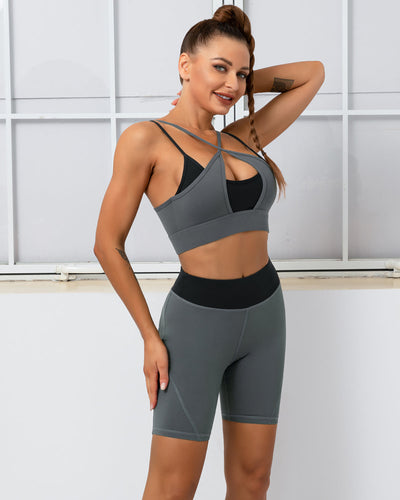 Bailey Biker-Shorts - Grau