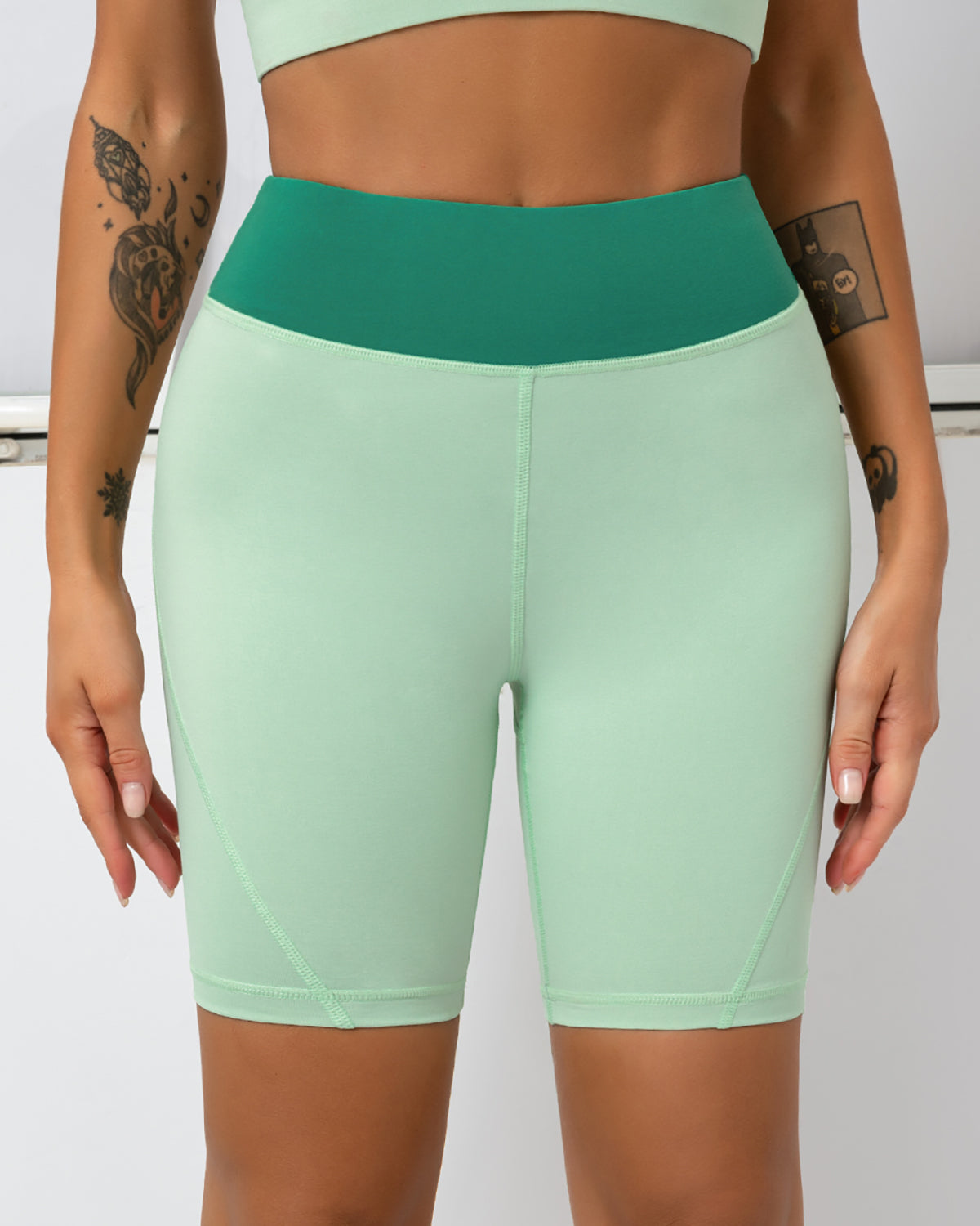 Bailey Biker-Shorts - Grün