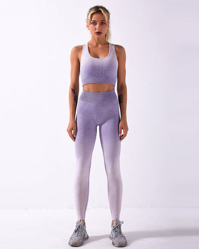 Calico Seamless Leggings Ombre - Lila