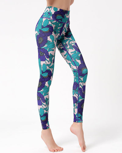 Florale Workout Leggings