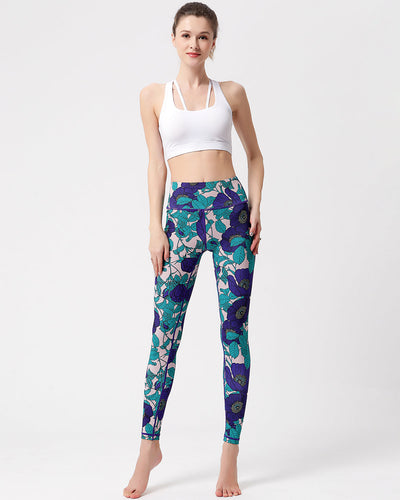 Florale Workout Leggings