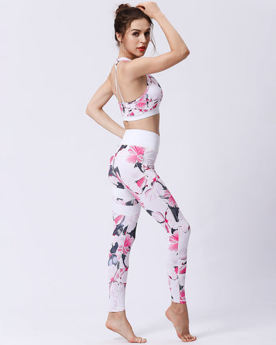 Dolce Flora Leggings - Hibiscus