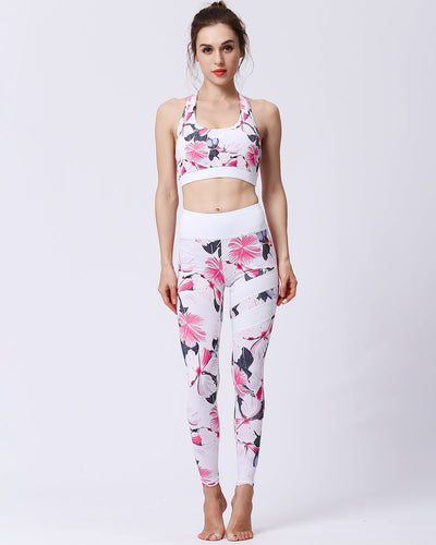 Dolce Flora Leggings - Hibiscus