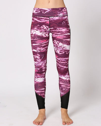 Electric Flexus Mesh Leggings - Lila