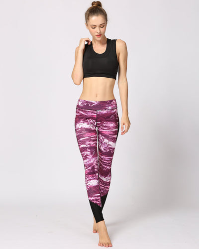 Electric Flexus Mesh Leggings - Lila