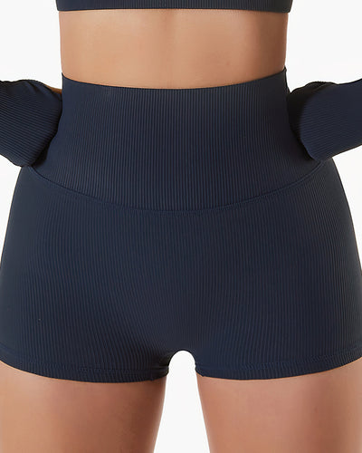 Eryn Seamless Shorts - Blau