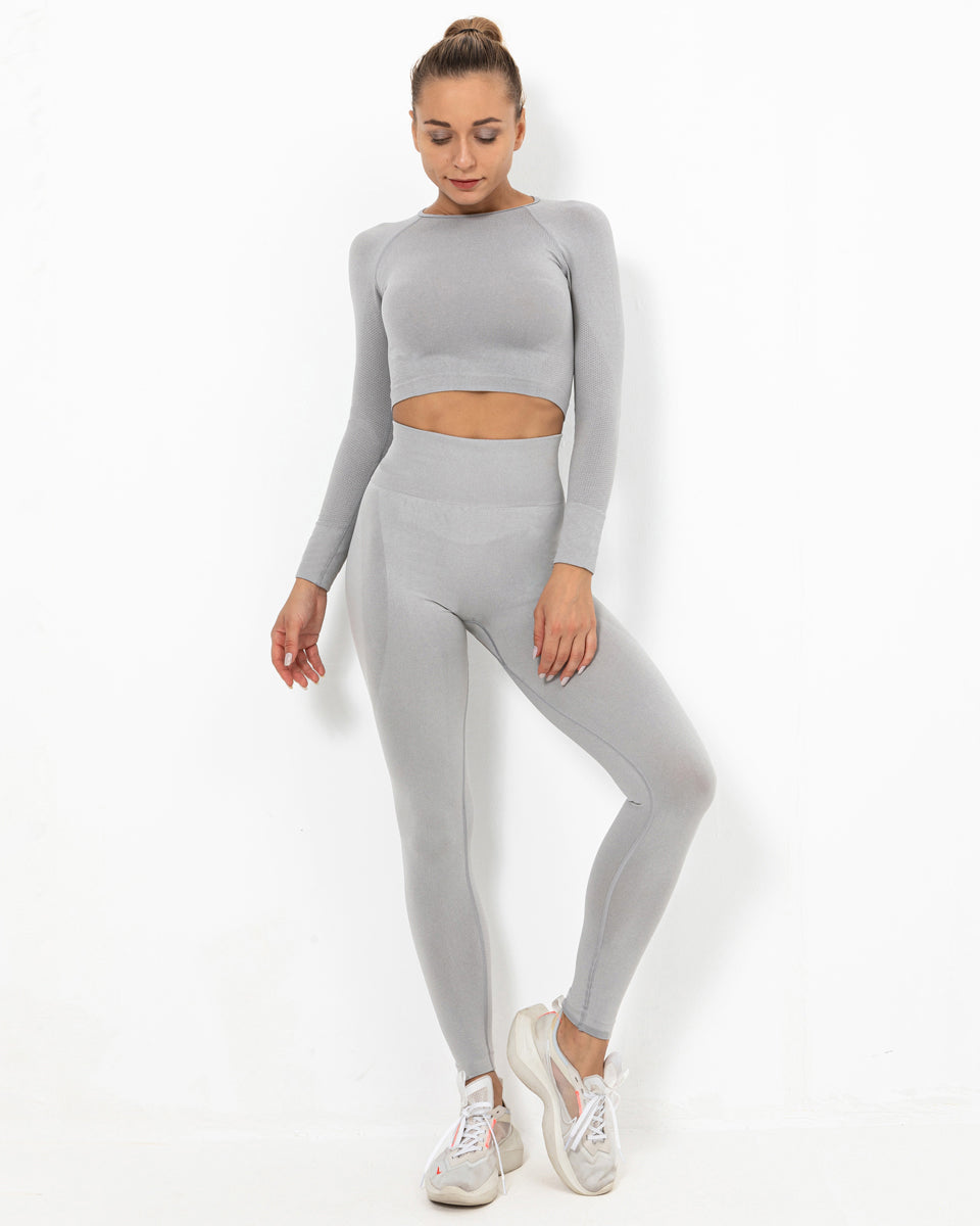Felicity Long Sleeve - Hellgrau