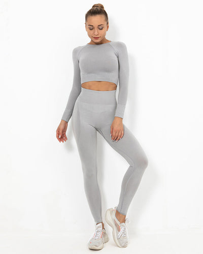 Felicity Long Sleeve - Hellgrau