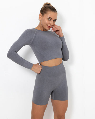 Felicity Seamless Shorts - Grau