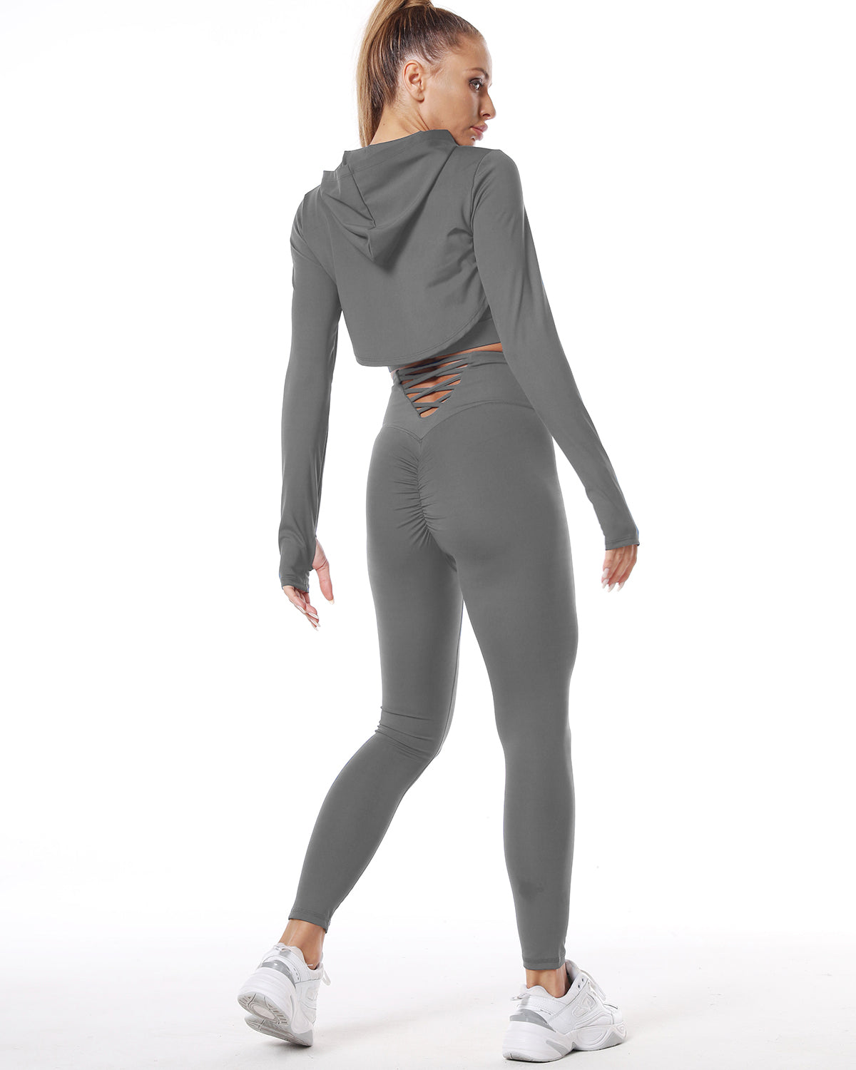 Gizus Scrunch Leggings - Grau