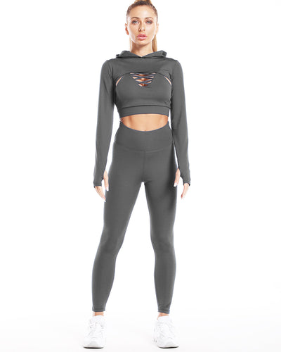 Gizus Scrunch Leggings - Grau