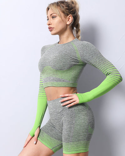 Harmony Seamless Long Sleeve - Grün