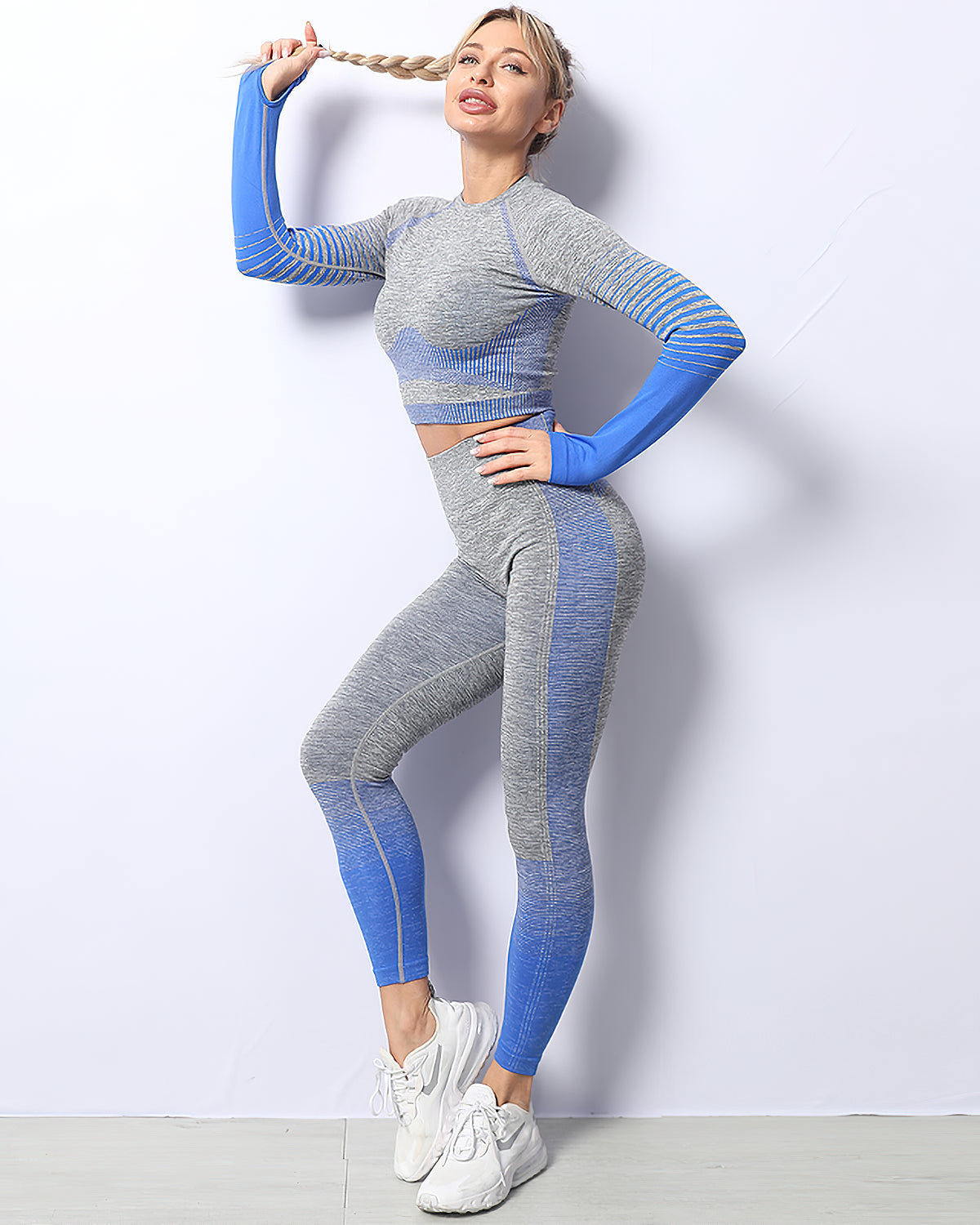 Harmony Seamless Long Sleeve - Blau