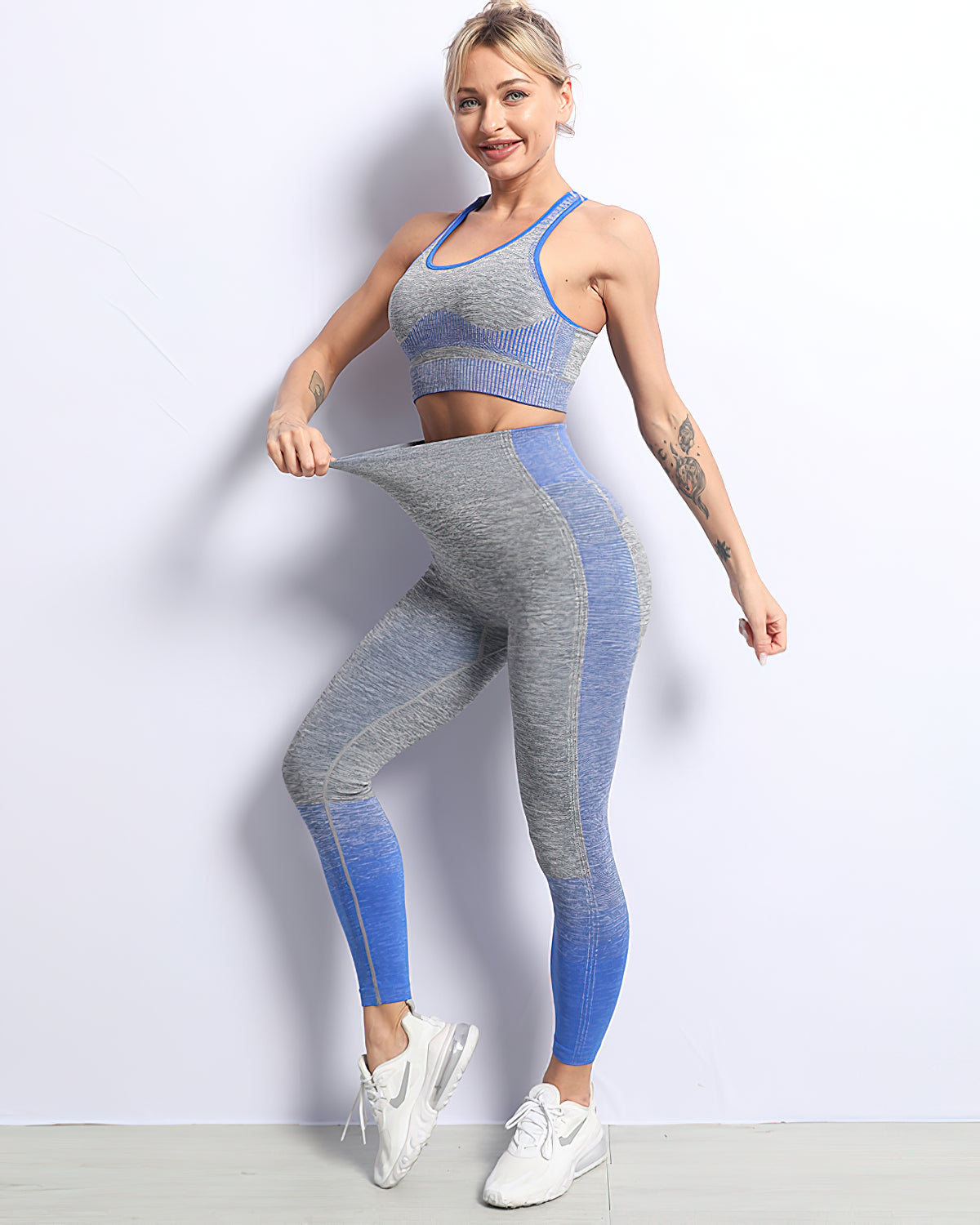 Harmony Seamless Leggings - Blau