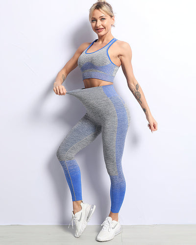 Harmony Seamless Leggings - Blau